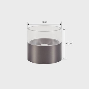 Lindby LED plafondlamp Dalila, zwart, Ø 10 cm, aluminium