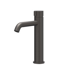 Wastafelkraan IVY Tribe Model M Coldstart RVS316 Geborsteld Carbon Black PVD