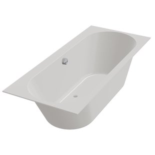 Ligbad Beterbad Xenz Madeira 160x75 cm Inclusief Badpoten Crème
