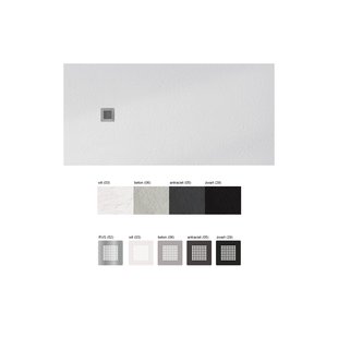 Douchebak Beterbad Xenz Soft Lineair Drain (ALLE MATEN EN KLEUREN)