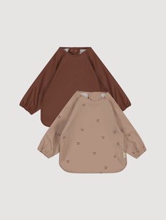 Slabbetjes Cherry met mouwen, 2-delig