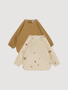 Slabbetjes Lemon met mouwen, 2-delig