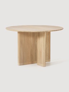 Ronde eettafel Jolka van eikenhout, in verschillende formaten