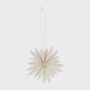Watt & Veke Flower kersthanger Ø10 cm Wit