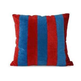 Byon Pathi kussen M 45x45 cm Blauw-rood