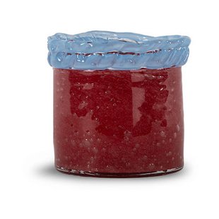 Byon Lara waxinelichthouder XS 10 cm Bordeauxrood