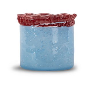 Byon Lara waxinelichthouder M 15 cm Lichtblauw