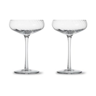 Byon Opacity  champagnecoupe 30 cl 2-pack Helder