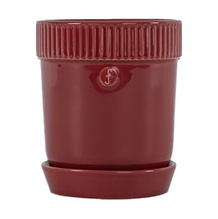 Sagaform Elise kruidenpot Ø11 cm Bordeauxrood Sagaform Elise kruidenpot Ø11 cm Bordeauxrood