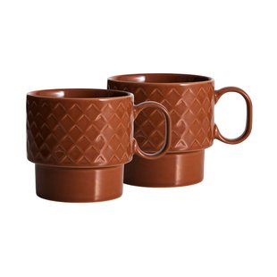Sagaform Coffee & More theemok 2-pack Terracotta