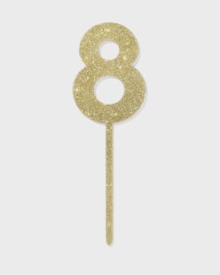 HEMA Taartdecoratie herbruikbaar cijfer 8