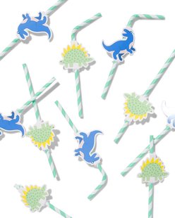 HEMA Papieren rietjes dino