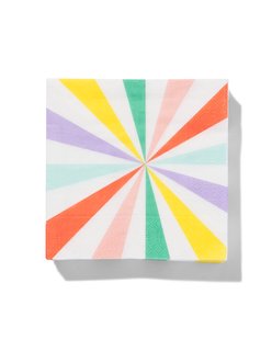 HEMA Servetten multicolor 24x24cm 20 stuks 24x24cm