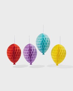 HEMA Honeycomb ballon 4 stuks