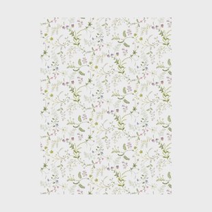 Arvidssons Textil Blomsteryra stof Groen