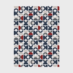 Arvidssons Textil Spiraldans stof Blauw