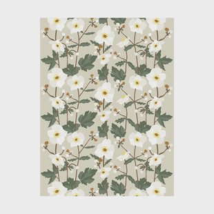 Arvidssons Textil Anemon stof Beige