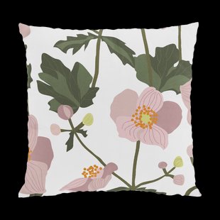 Arvidssons Textil Anemon kussenhoes 47x47 cm Roze