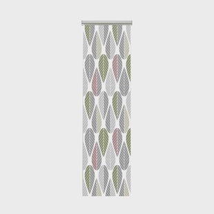 Arvidssons Textil Blader paneelgordijn 2-pack Roze