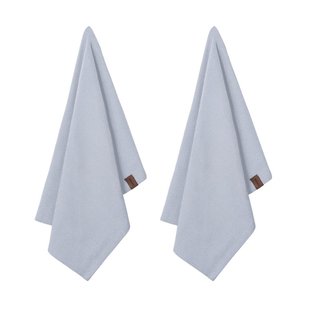 Humdakin Humdakin ecologische theedoek 45x70 cm 2-pack Blue glass