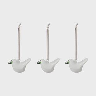 Iittala Iittala glazen vogel 3-pack Wit