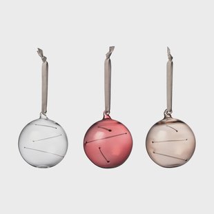 Iittala Glas bol Ø8 cm 3-delig Helder-heide-linne