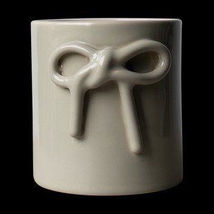 DBKD Bow pot Ø11 cm Shiny mole