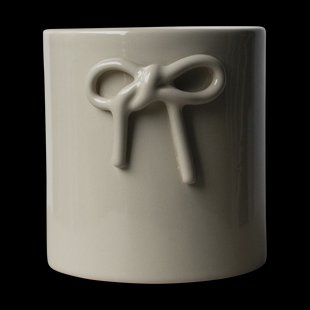 DBKD Bow pot Ø14 cm Shiny mole