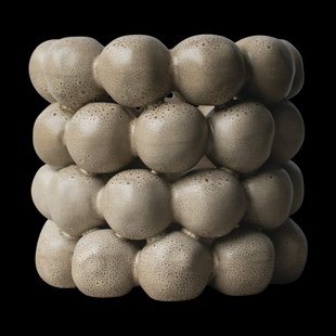 DBKD Bright kaarsenhouder Ø17 cm Beige