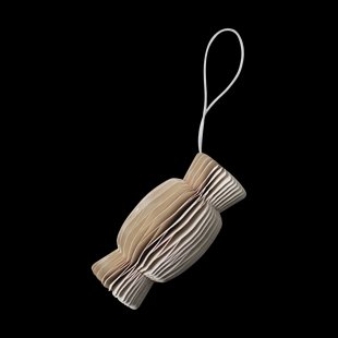DBKD Paper candy kersthanger Beige