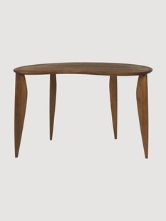 Bureau Feve van walnoothout in organische vorm