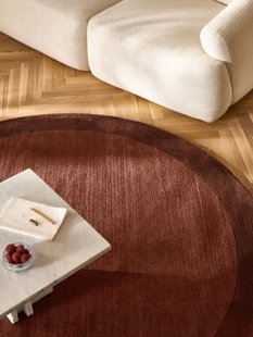 Rond laagpolig vloerkleed Kari