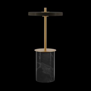Umage Asteria Move Mini tafellamp Ø12x25,5 cm Black marble Umage Asteria Move Mini tafellamp Ø12x25,5 cm Black marble