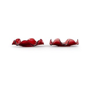 Sagaform Viva kaarsenmanchet 2-pack Bordeauxrood