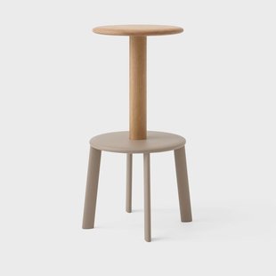 &Tradition Massif AV40 barkruk Oak-grey beige &Tradition Massif AV40 barkruk Oak-grey beige