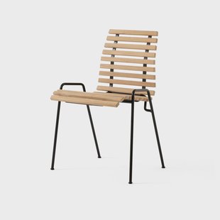 &Tradition RFH RD4 terras bijzetstoel Teak-black