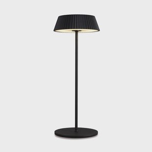 Mantra Iluminación Relax LED tafellamp met voet, zwart, op batterijen, IP54