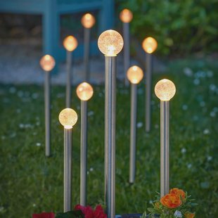 SMART GARDEN LED-zonnepaneel GlowBall, set van 10, 44 cm, IP44