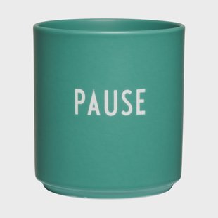 Design Letters Design Letters favoriete mok 25 cl Pause-antique green