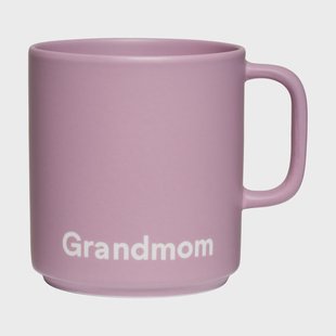 Design Letters Design Letters VIP favoriete mok met oor 25 cl Grandmom-lavender