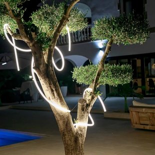 New Garden Neo - lichtslinger - 7m slinger waarvan 4m snoer - 48W LED incl. - IP65 - wit