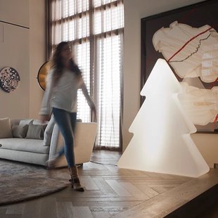 New Garden Pinus 160 - vloerlamp - 118 x 160 x 45 cm - 22W LED incl. - 2700K - wit