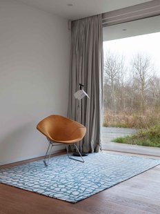 Louis de Poortere - Dedalo Mad Men 9203 Blue Marine - 140x200 cm Vloerkleed