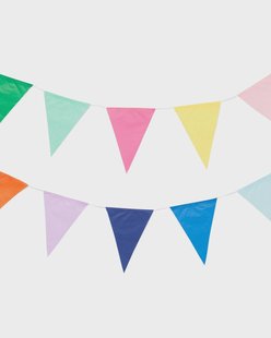 HEMA Vlaggenlijn 10m papier kleur (multicolor)