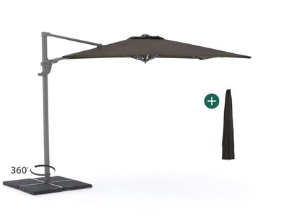 Shadowline Francisco zweefparasol 260x260cm - Laagste prijsgarantie! Shadowline Francisco zweefparasol 260x260cm - Laagste prijsgarantie!