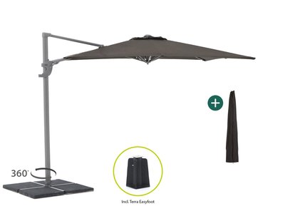 Shadowline Francisco zweefparasol 260x260cm - Laagste prijsgarantie!
