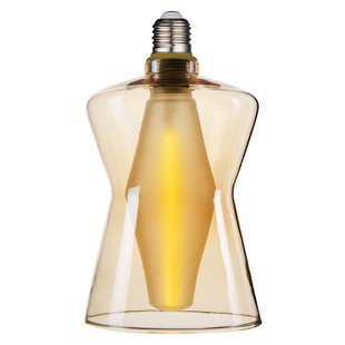 Nordlux Deco Cone - Ø 12 x 21,1 cm - E27 - 4,1W dimbaar - 2700K - amber