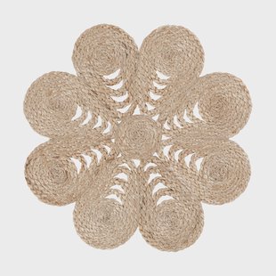 Dixie Elin placemat anemone Ø40 cm Natural