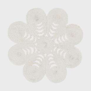 Dixie Elin placemat anemone Ø40 cm White