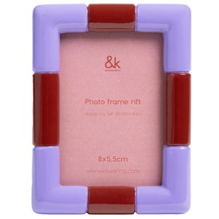 &amp;klevering Rift Fotolijst 7,5x10 Lila